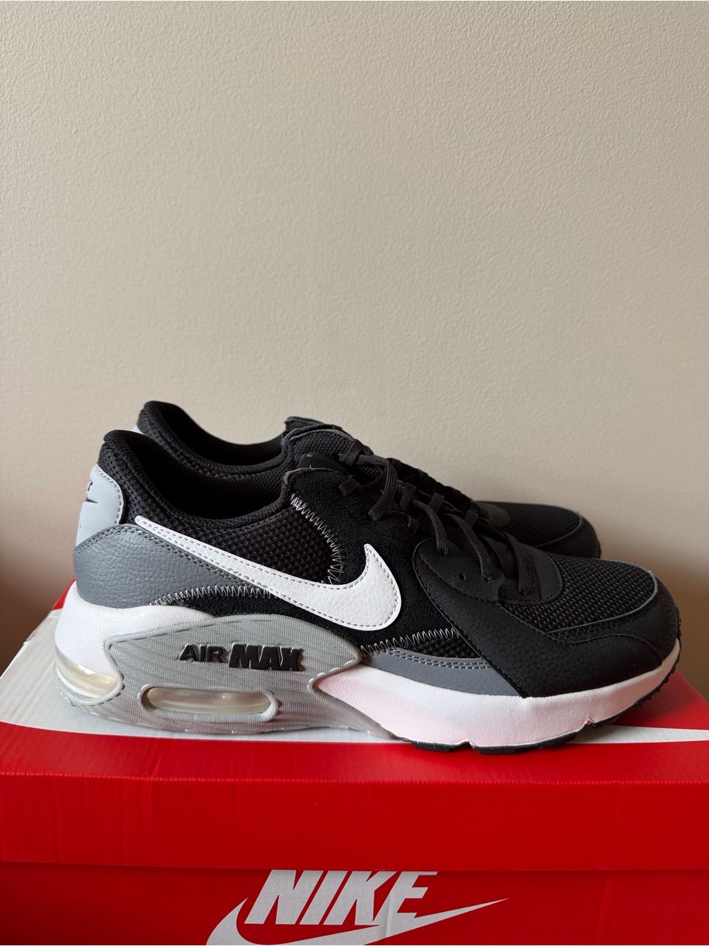 Nike Air Max Excee Black Cool Grey Fn7304-001 Men’s Size 10